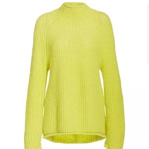 rag & bone Funnel-neck Wool/Alpaca Sweater, M